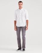 7 For All Mankind Total Twill The Straight With Clean Pocket In Gotham Grey