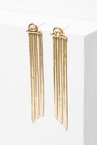 7 For All Mankind Sharon Earrings In Gold