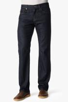7 For All Mankind Austyn Relaxed Straight In Dark And Clean (long Inseam)