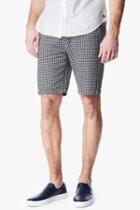 7 For All Mankind Chino Short In Indigo Gingham