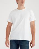 7 For All Mankind Short Sleeve Vintage Tee In White