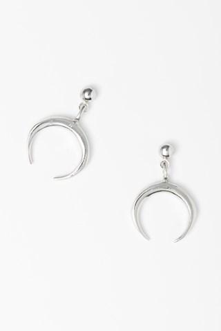 7 For All Mankind Montana Earrings In Silver
