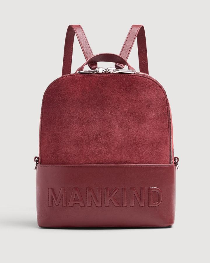 7 For All Mankind Mankind Backpack In Burgundy