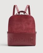 7 For All Mankind Mankind Backpack In Burgundy