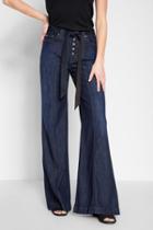 7 For All Mankind Wide Leg Lounge Pant In Deep Blue
