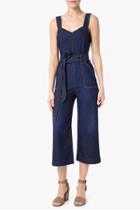 7 For All Mankind Culotte Playsuit In Saint Tropez Night