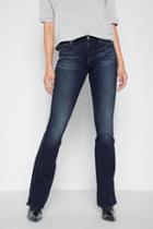 7 For All Mankind A Pocket Flare In Cypress Sanded Dark