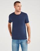 7 For All Mankind Men's Commons Tee In Vintage Navy