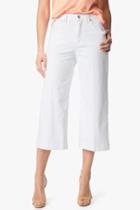 7 For All Mankind Culotte With Trouser Hem In Runway White