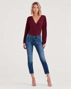7 For All Mankind Women's B(air) Denim Kimmie Crop In Duchess