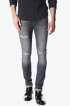 7 For All Mankind Paxtyn Skinny In High Line Grey