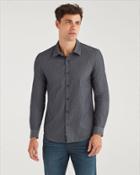 7 For All Mankind Men's Roadster Shirt In Dark Rinse