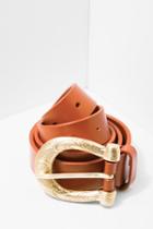 7 For All Mankind Sophia Belt In Cognac
