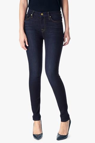 7 For All Mankind Slim Illusion Mid Rise Skinny In Dark Madrid Night