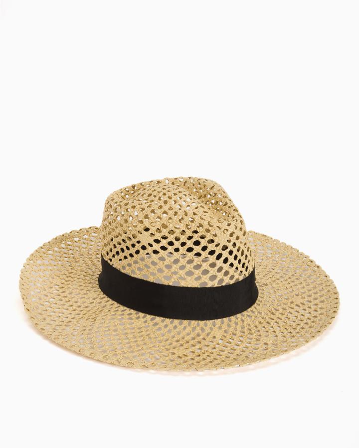 7 For All Mankind Kelly Fedora In Tan