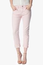 7 For All Mankind The Relaxed Skinny In Whisper Pink