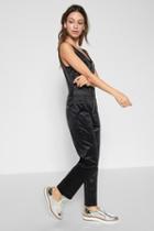 7 For All Mankind Deep V Playsuit In Black