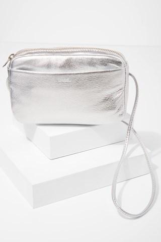 7 For All Mankind Mini Purse In Silver