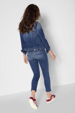 7 For All Mankind B(air) Denim Kimmie Crop In Sunset