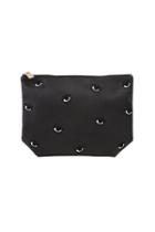7 For All Mankind Sonix Evil Eye Pouch In Black