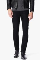 7 For All Mankind Foolproof Denim The Slimmy Slim Straight In Towne Black