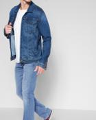 7 For All Mankind Men's Airweft Denim The Straight In Amalfi Coast