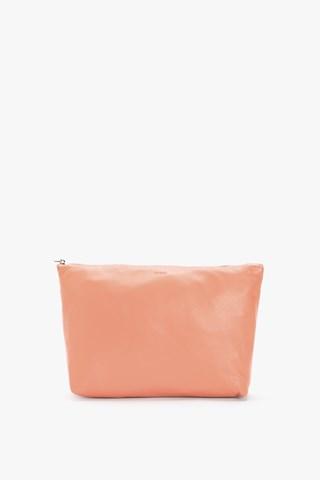 7 For All Mankind Large Cosmetic Pouch In Melon