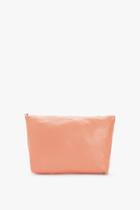 7 For All Mankind Large Cosmetic Pouch In Melon