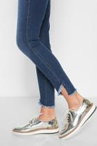 7 For All Mankind Ankle Skinny With Angeled Raw Hem In 5th Ave