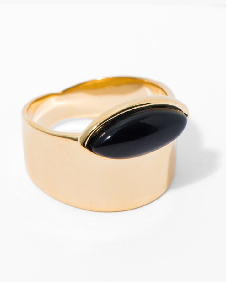 7 For All Mankind Women's Five And Two Esme Ring In Onyx