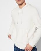 7 For All Mankind Men's Pullover Sweater Hoodie In Ivory