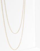 7 For All Mankind Five And Two Camille Necklace In Gold