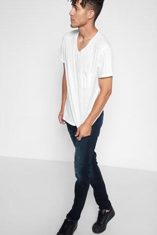 7 For All Mankind Luxe Performance Paxtyn Skinny Clean Pocket In Parallax