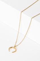 7 For All Mankind Jolee Necklace In Gold