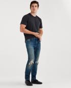 7 For All Mankind Paxtyn Skinny With Clean Pocket In Techtonic