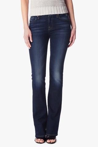 7 For All Mankind Kimmie Bootcut In Mykonos Dark Indigo