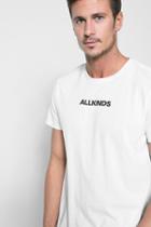 7 For All Mankind Short Sleeve All Kinds Tee In White