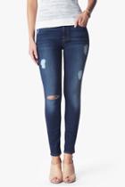 7 For All Mankind B(air) Denim Ankle Skinny With Destroy In Duchess