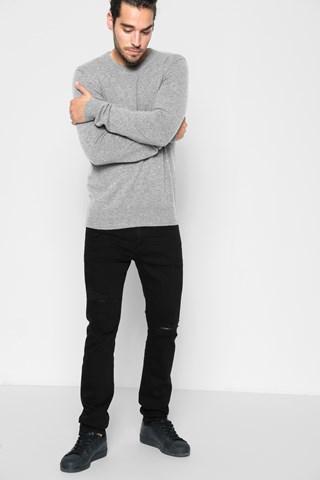 7 For All Mankind Paxtyn Skinny With Clean Pocket And Destroy In Conundrum