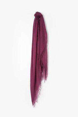 7 For All Mankind Chan Luu Solid Cashmere Silk Scarf In Fig