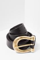 7 For All Mankind Sancia Sophia Belt In Black
