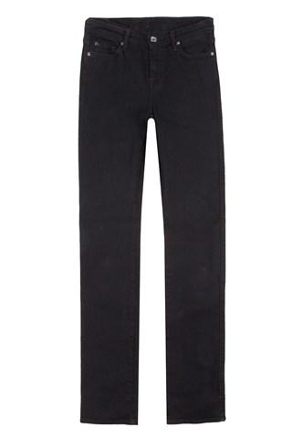 7 For All Mankind Karah Straight Leg In Black Denim