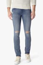 7 For All Mankind Paxtyn Skinny With Knee Destruction In Fleetwood