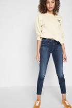 7 For All Mankind Ankle Skinny With Front Released Pockets In Stunning Bleeker