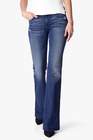 7 For All Mankind Tailorless Dojo Trouser In Lake Blue (short Inseam)