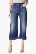 7 For All Mankind Culotte With Let Down Hem In Medium Broken Twill