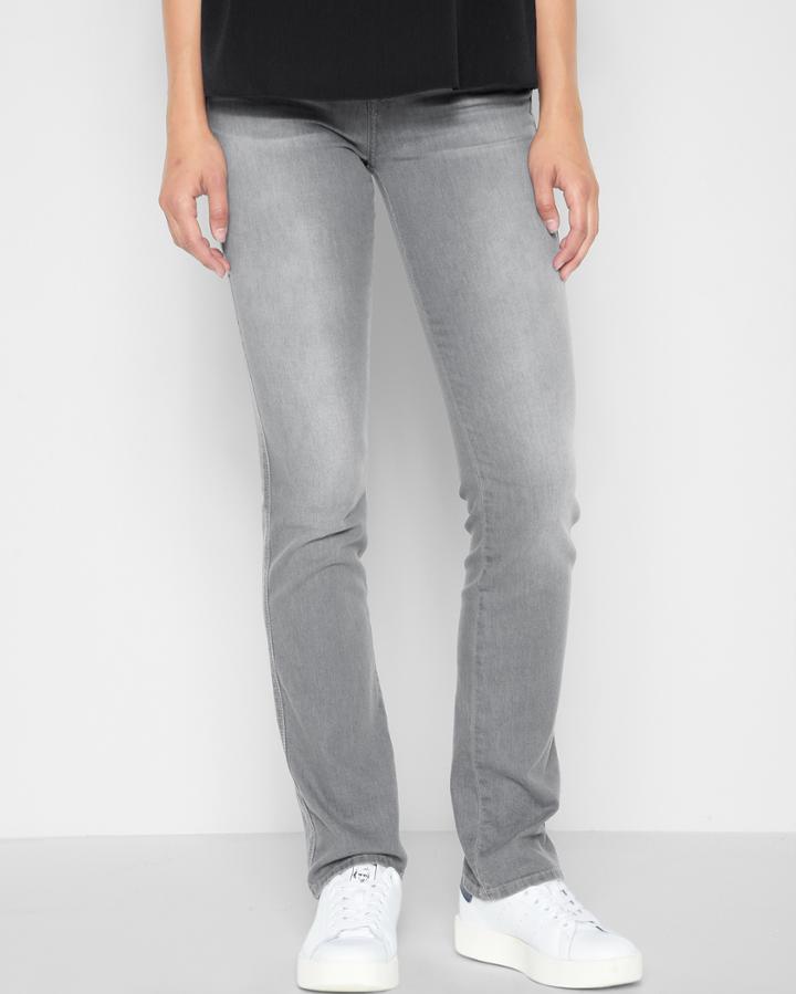 7 For All Mankind Kimmie Straight Leg In Grey