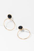 7 For All Mankind Five And Two Layla Earrings In Onyx