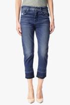 7 For All Mankind The 1984 Boyfriend With Released Hem In Rigid Lake Blue