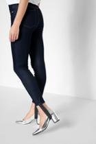 7 For All Mankind B(air) Denim Pintuck Ankle Skinny With Stirrup In Authentic Rinse